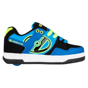 ROLE HEELYS FLOW 34 ALBASTRU NEGRU LIME - Img 2