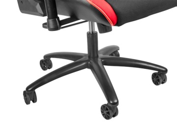 Scaun gaming Genesis Nitro 770, material piele ecologica + Textil, reglabil pe inaltime, greutate maxima suportata 150 kg, inaltime scaun reglabil 45.5 - 54.5 cm, spatar ajustabil 180°, dimensiuni roti 60mm, echipat cu piston cu gaz clasa 4, manere 2D, - Img 3