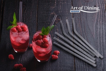 SET 6 PAIE DIN STICLA+PERIE PENTRU CURATARE, ART OF DINING BY HEINNER - Img 1
