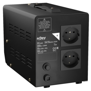 Stabilizator tensiune nJoy 2000VA Alvis, 1200W, 2x Schuko - Img 9