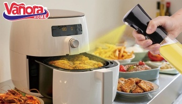 STICLA CU PULVERIZATOR ULEI/OTET 200 ML,NEGRU, VANORA HOME - Img 2