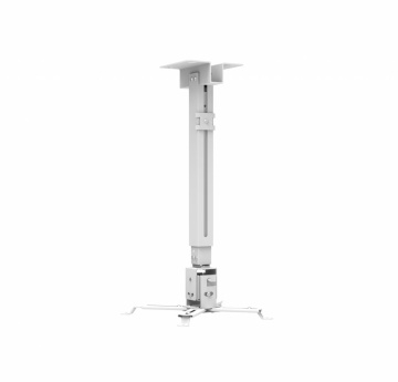 Suport tavan videoproiector Serioux, PJM1A,model universal de montare, Tilt:-15 to +15 ° , Max 10kg, Inaltime reglabila 430-650mm, culoare argintiu - Img 2