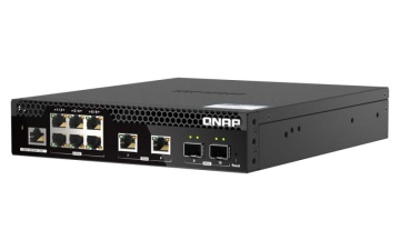 Switch QNAP M2106R CPU Marvell 98DX2528, 6 porturi 2.5Gbps, 2 porturi 10Gbps SFP+, 2 porturi 10GbE RJ45, rackabil, web-managed, garantie2 ani - Img 8