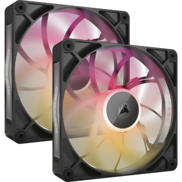 Ventilatoare Carcasa CORSAIR iCUE LINK RX140 MAX 2x140mm NEGRU - Img 2