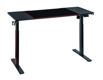 Birou gaming electric Serioux Elysium LED RGB 1400x600x730mm, reglare electrica pe inaltime inaltime ajustabila: 750 - 1210 mm - Img 3
