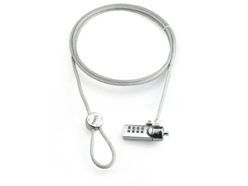 Cablu de securitate laptop Natec, lungime cablu 180 cm, material metal, gri - Img 6