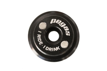 Capac tija ghidon Beer Cap XHS‑16 negru – Aluminiu CNC 31.8 mm – AziaVision