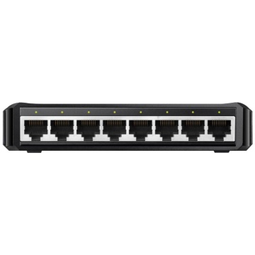 CUDY 8-Port Gigabit Desktop Switch, 8 10/100/1000M RJ45 Ports, IGMP Snooping, Loop Detection/Prevention, 802.1p/DSCP QoS, Desktop Plastic Case, Power Saving, Plug & Play, Wall-Mount - Img 3