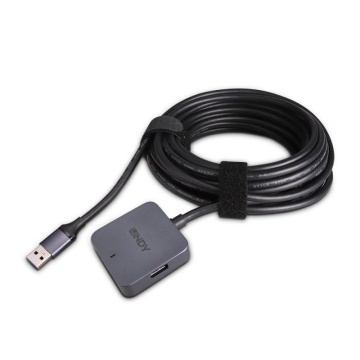Hub Lindy 4 Porturi, interfata USB 3.2 / 3.1 Gen 1 / USB 3.0, lungime 5m, latime de banda suportata 5Gbs, chipset: VL817-Q7, gri - Img 10