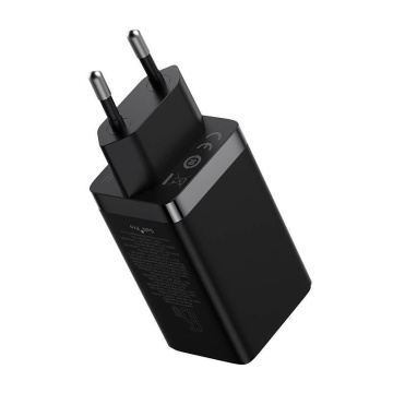 Incarcator retea Baseus GaN5 PRO, Quick Charge 65W, 2 porturi USB PD, 1 port USB Quick Charge, include cablu USB -C la USB-C de 100W, lungime 1m, negru - Img 6