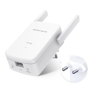 Mercusys Kit Powerline Wi-Fi Gigabit AV1000 MP510 KIT, Standarde si protocoale: HomePlug AV2, IEEE 802.3, IEEE 802.3u, IEEE802.11b/g/n, Tehnologie de modulare: OFDM (PLC), Securitate wireless: WPA-PSK / WPA2-PSK, WPA / WPA2, criptare WEP, Dimensiuni: - Img 12