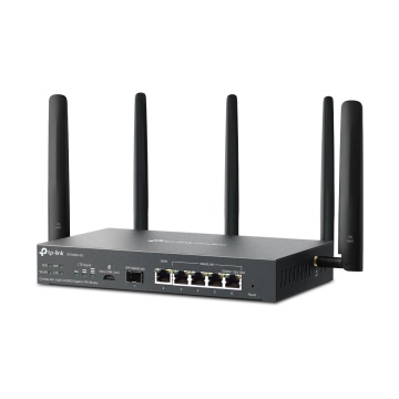 "Omada 4G+ Cat6 AX3000 Gigabit VPN Router PORT: 1× Gigabit SFP WAN/LAN Port, 1× Gigabit RJ45 WAN Port, 4× Gigabit WAN/LAN RJ45 Ports, 1 Nano SIM slot (4G+ Cat6) SPEED: 574Mbps at 2.4 GHz + 2402 Mbps at 5 GHz (HE160) Wi-Fi Speed, 300 Mbps Download LTE - Img 3