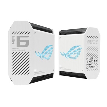Router Wireless Asus GT6(W-2-PK)White, tri-band, WI-FI 6, Standard retea: WiFi 6 (802.11ax), IPv4, IPv6, Backwards compatible with 802.11a/b/g/n/ac Wi-Fi, segment AX10000, , 2.4GHz 574Mbps, 5G-1Hz 4804Mbps, 5G-2 4804Mbps, 9 antene interne, Procesor - Img 5
