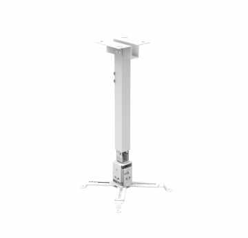 Suport tavan videoproiector Serioux, PJM1A,model universal de montare, Tilt:-15 to +15 ° , Max 10kg, Inaltime reglabila 430-650mm, culoare argintiu - Img 3