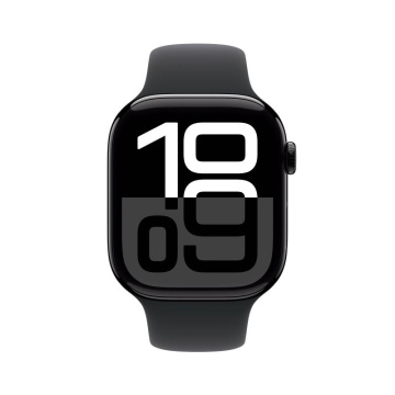 Apple Watch Series 10 GPS + Cellular 46mm Jet Black Aluminium Case with Black Sport Band - S/M - Img 5