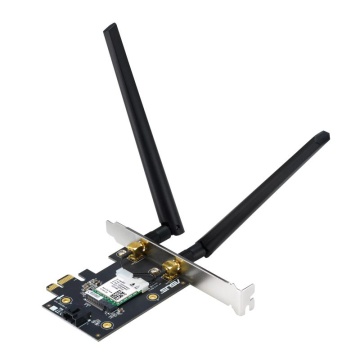 ASUS PCE-AXE5400 Wifi Bluetooth 5.2 PCIe adapter, WI-FI 6, 2.4GHz / 5GHz / 6GHz, greutate: 49.7G, 2 x Antene externe, PCI-Express x 1. - Img 5