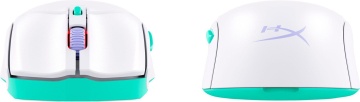 Mouse HyperX Pulsefire Haste Core 2 Wireless, rezolutie maxima 12000 DPI, conectivitate 2.4GHz Wireless / Bluetooth 5.2, polling rate pana la 1000 Hz, durata de viata baterie pana la 100 de ore in modul 2.4GHz highspeed, si pana la 200 de ore in modul - Img 4