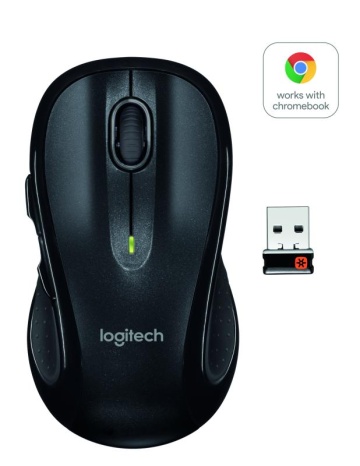Mouse wireless Logitech M510, rezolutie maxima 1000 DPI, tehnologie laser, dimensiuni 120 x 65 x 41 mm, negru - Img 3