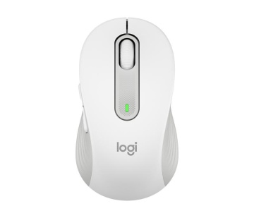 Mouse wireless Logitech Signature M650, rezolutie 2000 DPI, dimensiuni 10.71 x 6.18 x 3.78 cm, alb - Img 3