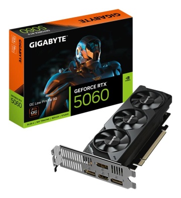 Placa Video GIGABYTE GEFORCE RTX 5060 OC LOW PROFILE 8GB GDDR7 128 bit, PCIE 5.0, 2x DP 2.1b 1x DP 1.4a 1x HDMI - Img 2