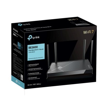 Router Wireless TP-Link ARCHER BE230, 1× 2.5 Gbps WAN port, 1× 2.5 Gbps LAN port and 3× 1 Gbps, 6 antene externe, tri-band, Buton WirelessON/OFF,buton WPS - Img 4