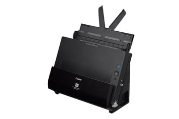 Scanner Canon DRC225II, dimensiune A4, tip sheetfed, viteza de scanare 25ppm alb-negru si color,50IPM, Duplex, rezolutie optica 600dpi, senzor CIS, software inclus: ISIS /TWAIN Driver (Windows 2000/XP Pro/XP Home/Vista/7/8/10), CaptureOnTouch, Nuance - Img 1