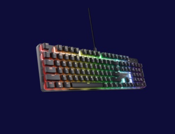 Tastatura mecanica Trust GXT 871 Zora, USB 2.0. nr taste 104, negru - Img 1