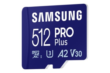 Card de Memorie MicroSDXC Samsung PRO Plus MB-MD512SB/WW 512GB, Class 10 + adaptor - Img 4