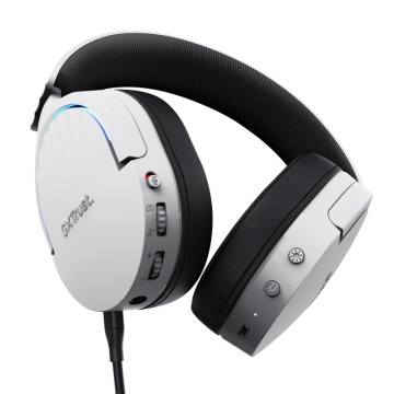Casti gaming Trust GXT 491W Fayzo wireless, conectivitate bluetooth, incarcare USB-c, frecventa de raspuns 20 Hz - 20.000 Hz, sensivitate 100 dB, alb - Img 3