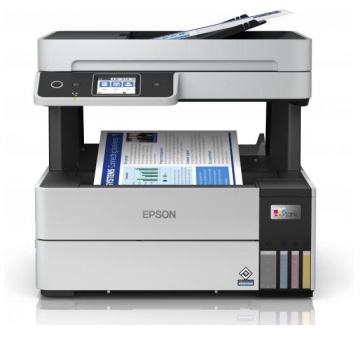 Multifunctional inkjet color Epson EcoTank CISS L6490, dimensiune A4 (Printare,Copiere, Scanare, Fax), printare borderless, viteza 37ppm alb-negru, 23ppm color, rezolutie 4800x1200 dpi, alimentare hartie 250 coli + 35 coli ADF, duplex automat ,scanner - Img 1