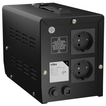 Stabilizator tensiune nJoy 2000VA Alvis, 1200W, 2x Schuko - Img 2