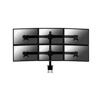 Suport Monitor de Birou, Neomounts by Newstar FPMA-D700D6, 19" - 27", VESA 100x100, suporta pana la 8kg, negru - Img 1