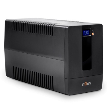 UPS nJoy Horus Plus 1000, 1000VA/600W, Afisaj LCD cu ecran tactil, 4 Prize Schuko cu Protectie, Repornire Automata, RJ11 protectie pentru linia de telefon/modem, Posibilitatea de monitorizare si control prin USB, LAN si internet, port de comunicare USB, - Img 4