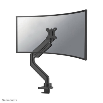 Brat monitor pentru ecrane curbate Neomounts DS70PLUS-450BL1; pentru display-uri cu diagonale 17"-49", sistem de prindere VESA 75x75~100x100, greutate maxima suportata 18kg, full motion, tilt +45°, swivel 90°, rotate 180°, distanta fata de perete - Img 2