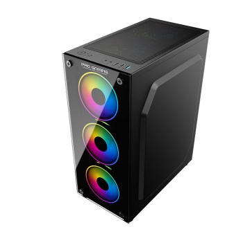 Carcasa PRO GAMING ELEMENT Mid Tower ARGB Negru - Img 5