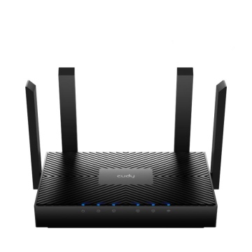 CUDY AX3000 Gigabit Dual Band Wi-Fi 6 Mesh Router, Chipset MT7981BA+MT7976CN+MT7531AE, 802.11ax/ac/a/b/g/n, 2402Mbps at 5GHz + 574Mbps at 2.4GHz, 4 10/100/1000Mbps Ports, 4 x 5dBi fixed antennas, WiFi router/AP/ Repeater/WISP Mode, - Img 2