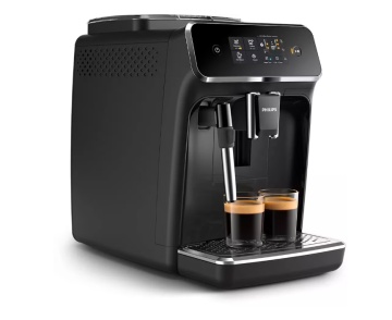 Espressor automat Philips EP2224/40, 2 Bauturi , Rasnita Ceramica, Sistem de Spumare a Laptelui, Ecran Tactil, Negru - Img 2