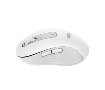 Mouse wireless Logitech Signature M650, rezolutie 2000 DPI, dimensiuni 10.71 x 6.18 x 3.78 cm, alb - Img 5