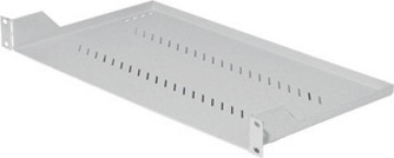 Raft fix perforat Triton 19 1U/750 capacitate incarcare 40kg, negru - Img 2