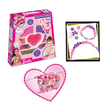 Set margele copii cu geanta transport Barbie – creatie bijuterii | AziaVision.ro