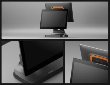 SUNMI DESKTOP POS SYSTEM L1572 T2s LITE EN (15.6" + 10.1", 4GB + 64GB, WiFi, EU Adapter) - Img 4