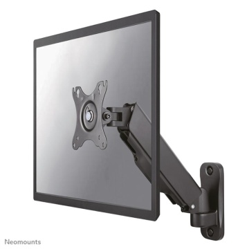 Suport perete Neomounts WL70-440BL11; pentru display-uri cu diagonale 17"-32", sistem de prindere VESA 75x75~100x100, greutate maxima suportata 9kg, full motion, tilt +90/-45°, swivel +/-180°, rotate 360°, inaltime reglabila manual 0-250mm; gas spring; - Img 2
