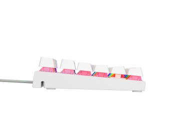Tastatura gaming mecanica cu fir Genesis Thor 303 TKL, iluminare RGB, switch Linear, switch model Outemu Pitch Silent, numar taste 87, 11 butoane multimedia, lungime cablu 1.8m, dimensiuni 355 x 136 x 36 mm ,alb - Img 8