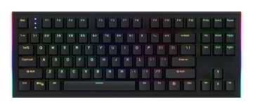 Tastatura mecanica cu fir Hator Gravity X TKL conectivitate USB, polling rate 1000Hz, iluminare RGB cu functia de a customiza fiecare tasta individual, tip switch HATOR Aurum Orange Linear rev.2.0, durata de viata switch 70M de clickuri, material taste - Img 6