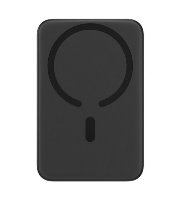 Baterie externa Baseus Magnetic Mini Wireless, 10000mAh, 20W, 2 x USB Type-C output/input, 15W wireless charging, include cablu USB Type-C la USB Type-C 30cm, negru - Img 3
