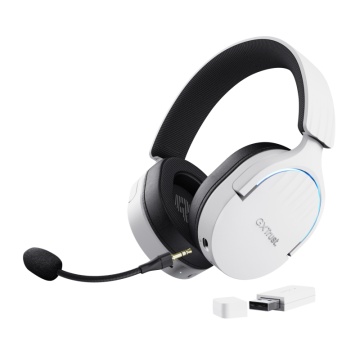 Casti gaming Trust GXT 491W Fayzo wireless, conectivitate bluetooth, incarcare USB-c, frecventa de raspuns 20 Hz - 20.000 Hz, sensivitate 100 dB, alb - Img 5