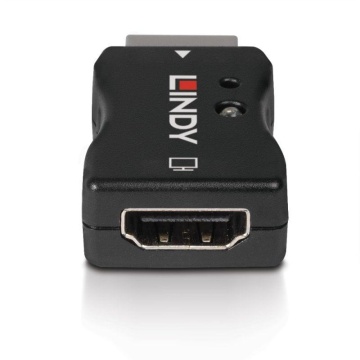 Emulator HDMI Lindy 2.1 EDID, rezolutie maxima 7680x4320@60Hz 4:4:4 10Bit, latime de banda suportata 48Gbps, HDCP 2.3, material ABS, negru - Img 9