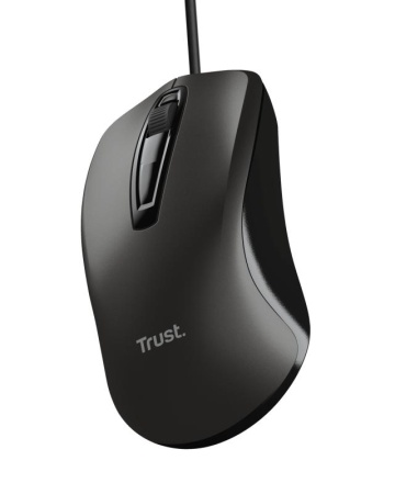 Mouse Trust cu fir, optic, rezolutie maxima 1200 DPI, negru - Img 8