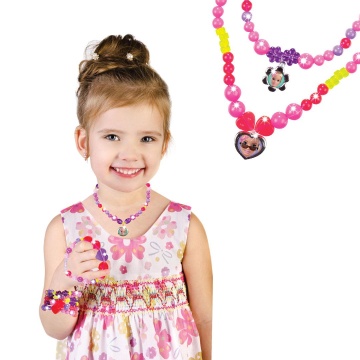 Set margele copii cu geanta transport Barbie – creatie bijuterii | AziaVision.ro
