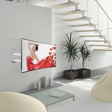 Suport TV de perete, Barkan 3400W.W, Fix, 29"- 65", VESA 400 x 400 mm, suporta pana la 40kg, alb - Img 7